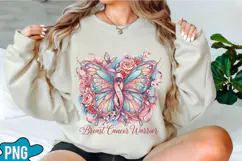 Breast Cancer Warrior PNG Designs Product Image 1