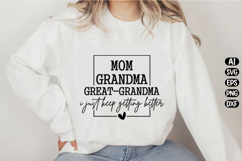 Mom Great Grandma Svg Design Product Image 2