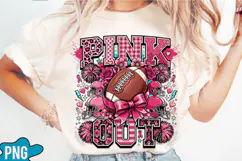 Pink Out Breast Cancer Sublimation Product Image 3