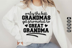 Only the Best Grandmas Svg Design Product Image 2