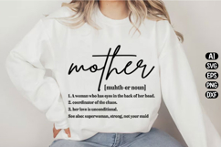 Mother Definition, Mom gift Svg Design Product Image 1