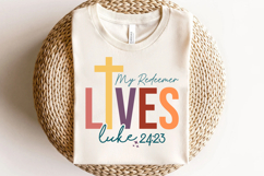 My Redeemer Lives Luke 24:23 Svg Cut Files Creative Art Product Image 1