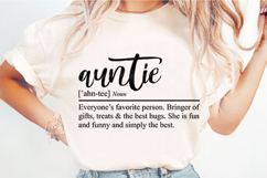Auntie Definition Svg Design Product Image 2