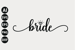 Wedding Quotes SVG bundle, Bride Svg, Bridal Party Svg Product Image 15