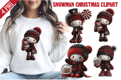 Snowman Christmas clipart Png Product Image 1