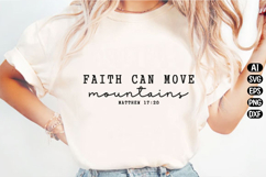Faith Can Move Mountains Svg Design Product Image 1