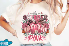 Breast Cancer Awareness Pumpkin PNG Designs Product Image 3
