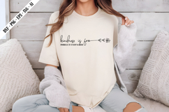 Kindness is Free Sprinkle It Everywhere Svg, Sarcastic Svg Product Image 3