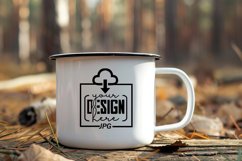 Camping White Enamel Mug Mockups Product Image 1