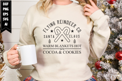 flying reindeer co. santa claus warm blankets hot cocoa &amp; co Product Image 2