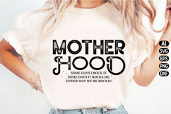 Mother Hood Mom life Svg Design Product Image 2