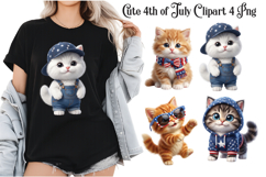 Cute 4th of July Clipart Png Product Image 1