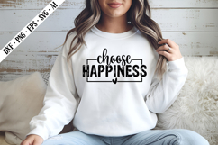 Choose Happiness Svg, Motivation Svg Designs Product Image 2