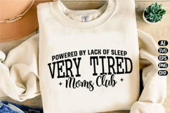 Mom Life Tired Moms Club Svg Design Product Image 2