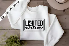 Limited Edition Svg, Sarcastic Svg Designs Product Image 2