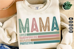 Retro Mama Svg Design Product Image 2