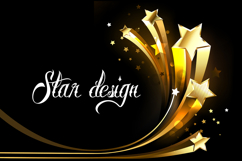 Golden stars and comets Product Image 1