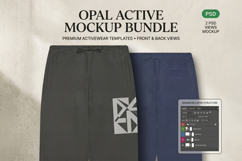 Opal Premium Sweatpant Mockup PSD Template for Streetwear Product Image 1