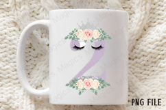 2nd Birthday Girl Unicorn Number Clipart Product Image 3