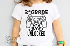 2nd Grade Unlocked Level Up SVG - Back To School Gamer PNG Product Image 5