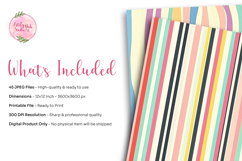 Embroidery Floral Digital Paper Bundle Product Image 2