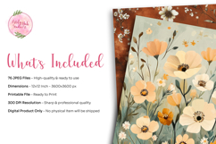 Wildflower Digital Paper Bundle Product Image 2