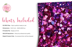 Purple Glitter Digital Paper Bundle Product Image 2