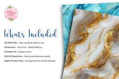 50 Marble Texture Digital Papers Bundle Product Image 2