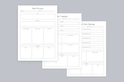 Marketing Planning Pages Set V-06 Product Image 2