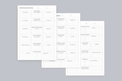 Sign Up Planning Pages Set V-02 Product Image 2