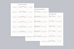 Sign Up Planning Pages Set V-18 Product Image 2