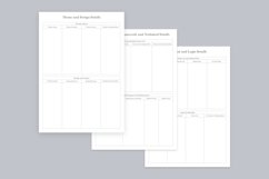 Sign Up Planning Pages Set V-19 Product Image 2