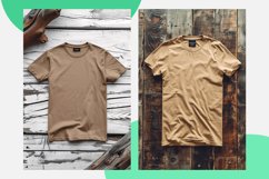 T Shirt Logo Branding Mockup 10 Set V-11 Product Image 2