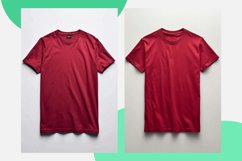 T Shirt Logo Branding Mockup 10 Set V-17 Product Image 2