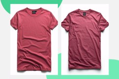 T Shirt Logo Branding Mockup 10 Set V-18 Product Image 2