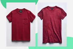T Shirt Logo Branding Mockup 10 Set V-19 Product Image 2