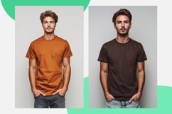 T Shirt Logo Branding Mockup 10 Set V-2 Product Image 2