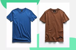 T Shirt Logo Branding Mockup 10 Set V-21 Product Image 2