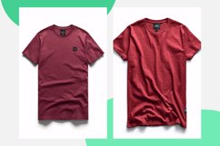 T Shirt Logo Branding Mockup 10 Set V-22 Product Image 2