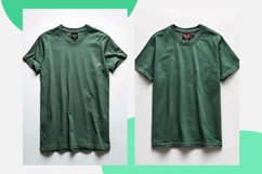 T Shirt Logo Branding Mockup 10 Set V-25 Product Image 2