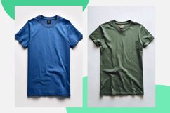 T Shirt Logo Branding Mockup 10 Set V-26 Product Image 2