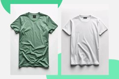 T Shirt Logo Branding Mockup 10 Set V-27 Product Image 2
