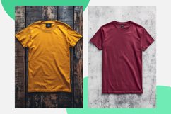 T Shirt Logo Branding Mockup 10 Set V-28 Product Image 2