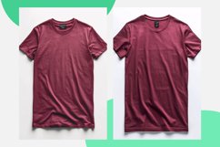 T Shirt Logo Branding Mockup 10 Set V-29 Product Image 2