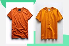 T Shirt Logo Branding Mockup 10 Set V-32 Product Image 2