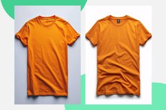 T Shirt Logo Branding Mockup 10 Set V-33 Product Image 2