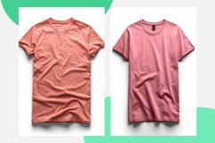 T Shirt Logo Branding Mockup 10 Set V-34 Product Image 2