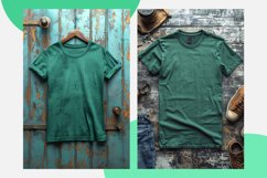 T Shirt Logo Branding Mockup 10 Set V-36 Product Image 2