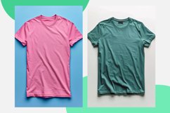 T Shirt Logo Branding Mockup 10 Set V-39 Product Image 2