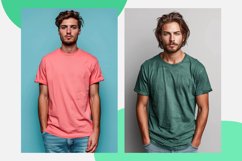T Shirt Logo Branding Mockup 15 Set V-8 Product Image 2